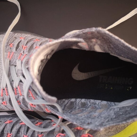 Nike Training Flex Speed Men's Size 9.5 Grey Lace Closure Sneakers - Picture 6 of 7